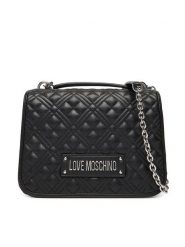 LOVE MOSCHINO Torebka JC4000PP1NLA000B Czarny. Czarne torebki klasyczne Love Moschino, bez wzorów, ze skóry, bez dodatków. Za 949.99 zł.