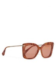 Max Mara Okulary przeciwsłoneczne MM0101 56E Brązowy. Brązowe okulary przeciwsłoneczne Max Mara, bez wzorów, z tworzywa sztucznego. Za 709.99 zł.