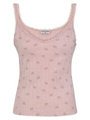 Sublevel Top w kolorze jasnoróżowym rozmiar: L. Różowe topy Sublevel, l, bez wzorów, z bawełny, bez kołnierzyka, bez ramiączek. Za 57.60 zł.