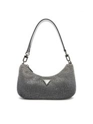 Guess Torebka HWOY93 50720 Srebrny. Szare torebki klasyczne Guess, z aplikacjami, z materiału, bez dodatków. Za 379.99 zł.
