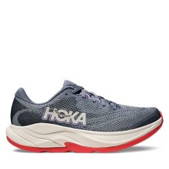 Buty do biegania Hoka. Szare obuwie sportowe HOKA, bez zapięcia, do biegania. Za 449.99 zł.