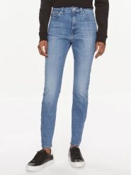 Tommy Jeans Jeansy Sylvia DW0DW17591 Niebieski Skinny Fit. Niebieskie jeansy Tommy Jeans, bez wzorów. Za 239.99 zł.