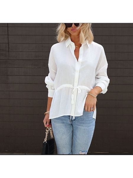 LA Angels Bluzka w kolorze białym rozmiar: M. Białe bluzki LA Angels, m, bez wzorów, bez kołnierzyka, bez ramiączek. Za 131.43 zł.