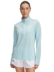 Under Armour Koszulka sportowa w kolorze błękitnym rozmiar: S. Niebieskie koszulki sportowe Under Armour, bez wzorów, z materiału, bez ramiączek, outdoorowe. Za 97.05 zł.