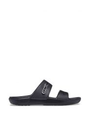 Crocs Klapki "Classic" w kolorze czarnym rozmiar: 36/37. Czarne klapki Crocs, bez wzorów, bez obcasa. Za 79.21 zł.