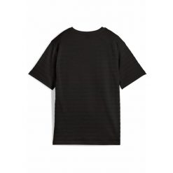Damska strukturalna koszulka ESS ELEVATED o luźnym kroju PUMA Black. Czarne bluzki Puma, l, bez wzorów, eleganckie, bez kołnierzyka, bez ramiączek. Za 129.00 zł.