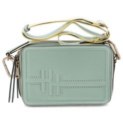 Zielona Torebka Hispanitas Modne Listonoszka Damska. Zielone listonoszki Hispanitas, bez wzorów, ze skóry ekologicznej, z tłoczeniem, bez dodatków. Za 479.00 zł.