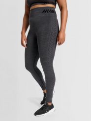 Damskie legginsy ze średnim stanem Hummel TE Curve. Czarne legginsy Hummel, xl, bez wzorów, z dzianiny. Za 208.45 zł.