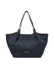 LOVE MOSCHINO Torebka JC4220PP0PKF175A Granatowy. Niebieskie shopper Love Moschino, bez wzorów, z materiału, bez dodatków. Za 1,029.00 zł.