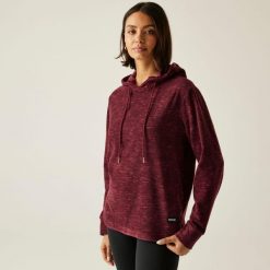 Bluza damska z kapturem Mayse. Fioletowe bluzy sportowe Regatta, bez wzorów, z bawełny, z kapturem. Za 169.99 zł.