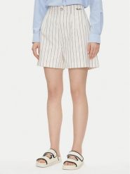 Pepe Jeans Szorty materiałowe Henar PL801163 Beżowy Loose Fit. Brązowe szorty Pepe Jeans, bez wzorów, z bawełny. Za 249.99 zł.