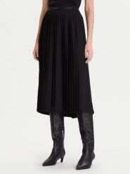 Calvin Klein Spódnica plisowana LV044D632G Czarny Regular Fit. Czarne spódnice Calvin Klein, l, bez wzorów, z syntetyku, plisowane. Za 559.99 zł.