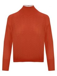 Malo Optimum Sweter w kolorze ceglanym rozmiar: XL. Czerwone swetry Malo Optimum, xl, bez wzorów, z kaszmiru, bez ramiączek. Za 300.92 zł.