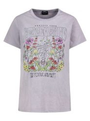 Sublevel Koszulka w kolorze fioletowym rozmiar: S. Różowe bluzki Sublevel, s, bez wzorów, bez kołnierzyka, bez ramiączek. Za 60.99 zł.