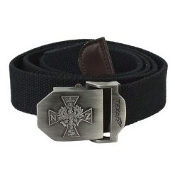 Pasek parciany NSZ. Czarne spodnie sportowe TEXAR, bez wzorów, trekkingowe. Za 61.99 zł.