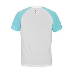 Koszulka Babolat Neck Lebron biało-niebieska S. Białe bluzki BABOLAT, s, bez wzorów, sportowe, bez kołnierzyka, bez ramiączek. Za 268.99 zł.