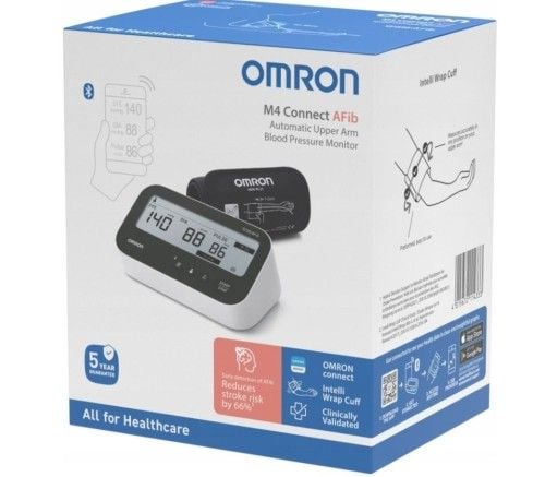 Ciśnieniomierz naramienny OMRON M4 Connect Afib. Ciśnieniomierze Omron. Za 267.99 zł.