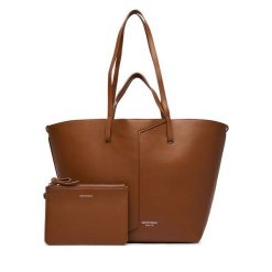 Torebka Emporio Armani. Brązowe shopper Emporio Armani, bez wzorów, bez dodatków. Za 2,764.00 zł.