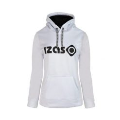 Bluza sportowa z kapturem dla kobiet Izas DUERO W. Białe bluzy Izas, bez wzorów, z materiału, z kapturem. W wyprzedaży za 182.57 zł.