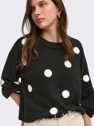 ONLY Sweter w kolorze czarnym rozmiar: XS. Czarne swetry Only, xs, bez wzorów, bez ramiączek. Za 100.45 zł.