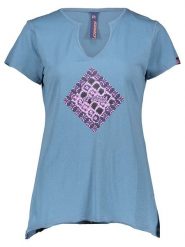Crazy Koszulka w kolorze błękitnym rozmiar: M. Niebieskie bluzki Crazy, m, bez wzorów, bez kołnierzyka, bez ramiączek. Za 96.37 zł.