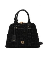 PINKO Torebka Bowling Bag Medium AI 25-26 PLTT 105906 A2YW Czarny. Czarne torebki klasyczne Pinko, bez wzorów, ze skóry, bez dodatków. Za 2,229.00 zł.