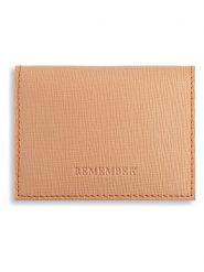 Remember Portfel w kolorze pomarańczowym na karty - 10,5 x 8 cm rozmiar: onesize. Pomarańczowe portfele Remember, bez wzorów, z materiału. Za 28.64 zł.