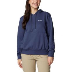Bluza damska Columbia Marble Canyon French Terry Hoodie. Niebieskie bluzy Columbia, na zimę, m, bez wzorów, z bawełny, bez kaptura. Za 488.00 zł.