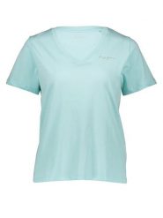 Pepe Jeans Koszulka w kolorze turkusowym rozmiar: XL. Niebieskie bluzki Pepe Jeans, xl, bez wzorów, z bawełny, bez kołnierzyka, bez ramiączek. Za 61.60 zł.
