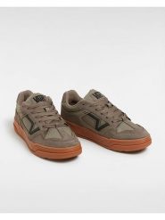 Vans Skórzane sneakersy w kolorze khaki rozmiar: 39. Brązowe trampki Vans, bez wzorów, bez zapięcia. Za 220.12 zł.
