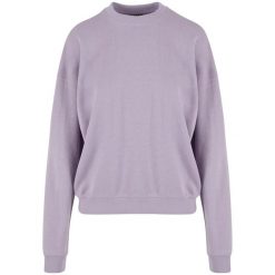 Bluza Damska Frotte Z Okrągłym Dekoltem Oversize. Czerwone bluzy sportowe Urban Classics, s, bez wzorów, bez kaptura. Za 115.99 zł.
