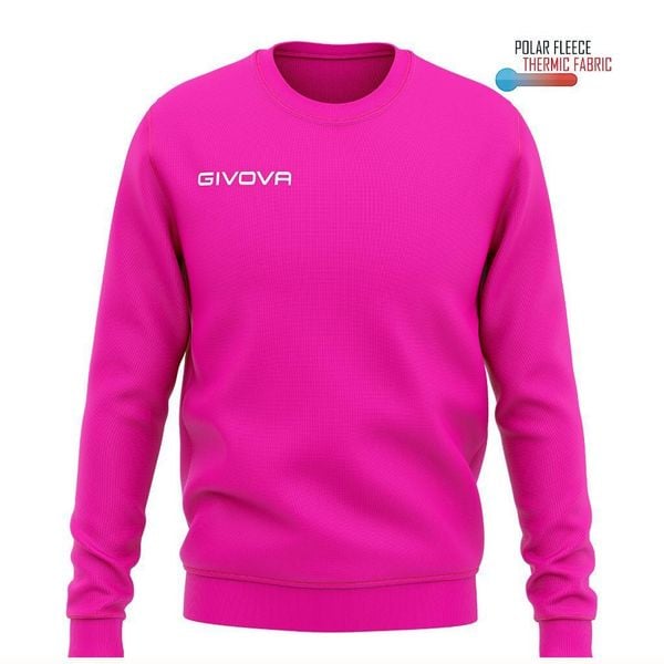 Bluza polar Givova One. Czerwone bluzy Givova, l, bez wzorów, z materiału, bez kaptura. Za 81.03 zł.