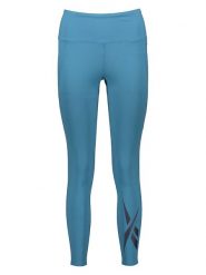 Reebok Legginsy sportowe "Lux Vector" w kolorze błękitnym rozmiar: M. Niebieskie legginsy Reebok, m, bez wzorów, outdoorowe. Za 136.45 zł.