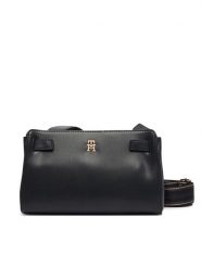 Tommy Hilfiger Torebka Th Joy Crossover AW0AW19065 Czarny. Czarne listonoszki TOMMY HILFIGER, bez wzorów, ze skóry, bez dodatków. Za 489.99 zł.