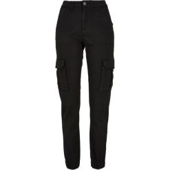 Spodnie Damskie Twill Utility. Czarne spodnie dresowe Urban Classics, bez wzorów. Za 179.99 zł.