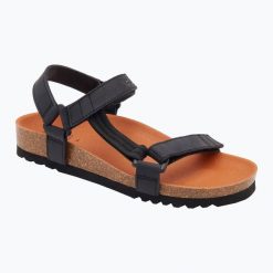 Sandały Scholl Heaven Ad Med. Czarne sandały Scholl, bez wzorów, sportowe, bez obcasa, bez zapięcia. Za 249.99 zł.
