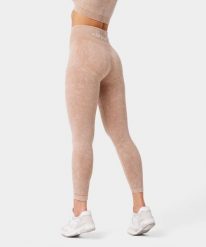 Legginsy Bezszwowe sportowe dla kobiet Carpatree Yasmine z wysokim stanem. Brązowe legginsy Carpatree, xs, bez wzorów, z materiału, z podwyższonym stanem, na fitness i siłownię. Za 159.99 zł.