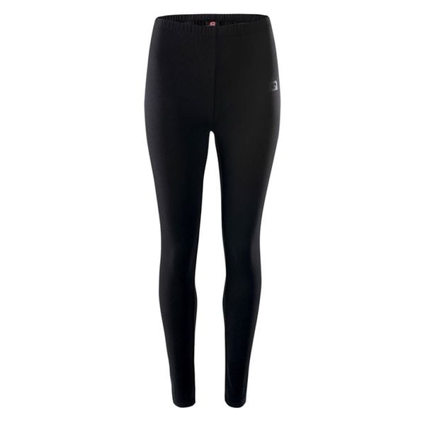 Legginsy damskie IQ Silky WMNS - czarne, Rozmiar XS. Czarne legginsy IQ, xs, bez wzorów, z materiału. Za 54.99 zł.