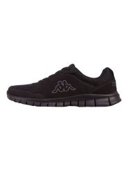 Kappa Sneakersy "Valdis" w kolorze czarnym rozmiar: 37. Czarne trampki Kappa, bez wzorów, z materiału, bez zapięcia. Za 70.24 zł.