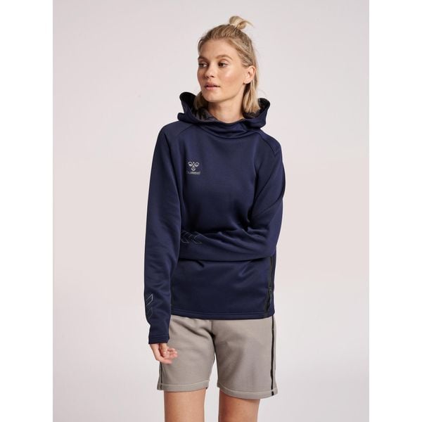 Damska bluza z kapturem Hummel Cima Xk. Niebieskie bluzy Hummel, s, bez wzorów, z dresówki, z kapturem. Za 186.50 zł.