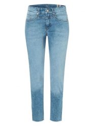 MAC Dżinsy - Slim fit - w kolorze niebieskim rozmiar: 40. Niebieskie jeansy MAC, z aplikacjami, z podwyższonym stanem. Za 215.21 zł.