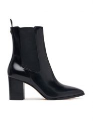 LAUREN RALPH LAUREN Botki Rlyn Bte Hl Bo Bte 802P12049001 Czarny. Czarne botki Lauren Ralph Lauren, bez wzorów, ze skóry, bez obcasa, na słupku, bez zapięcia. Za 1,199.00 zł.