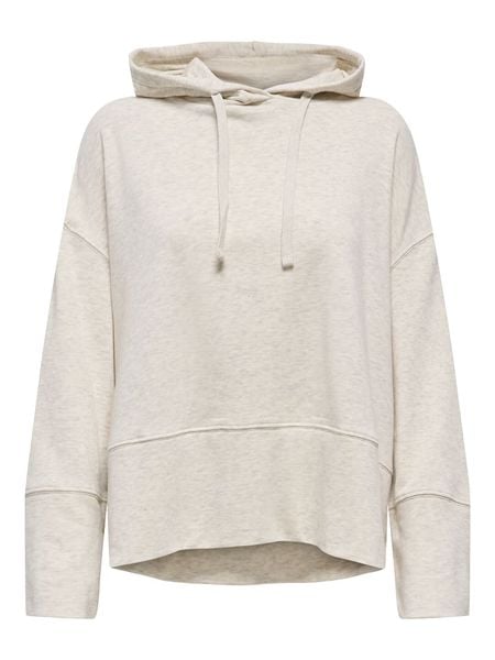 JDY Bluza "Mesa" w kolorze kremowym rozmiar: L. Brązowe bluzy JDY, l, bez wzorów, z kapturem. Za 139.95 zł.