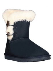 Geographical Norway Kozaki zimowe "Olady" w kolorze granatowym rozmiar: 36. Niebieskie kozaki Geographical Norway, na zimę, z futra, bez obcasa, bez zapięcia. Za 130.99 zł.