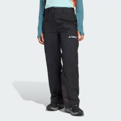Ocieplane spodnie Terrex Multi 2 Layer CLIMAPROOF. Czarne spodnie narciarskie Adidas, bez wzorów, narciarskie, ClimaProof (Adidas). Za 899.00 zł.