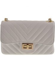 Florence Bags Skórzana torebka "Elm" w kolorze białym - 20 x 13 x 5 cm rozmiar: onesize. Białe torby na ramię Florence Bags, bez wzorów, z materiału, na ramię, bez dodatków. Za 217.99 zł.