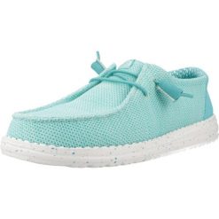Buty HEY DUDE WENDY STRETCH MESH CERAMIC Niebieski. Niebieskie trekkingi SENZA MARCA, z meshu, na fitness i siłownię. Za 204.99 zł.