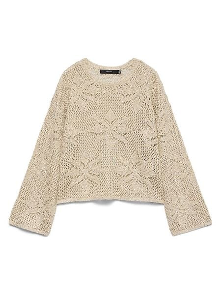 Vero Moda Sweter w kolorze czarnym rozmiar: M. Czarne swetry Vero Moda, m, bez wzorów, z materiału, bez ramiączek. Za 119.95 zł.