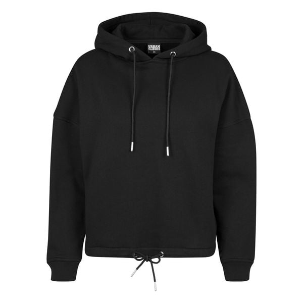 Bluza damska z kapturem Urban Classic kimono. Czarne bluzy Urban Classics, bez wzorów, z kapturem. Za 198.50 zł.