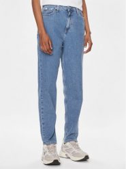 Calvin Klein Jeans Jeansy J20J221588 Niebieski Mom Fit. Niebieskie jeansy Calvin Klein Jeans, bez wzorów. Za 269.99 zł.